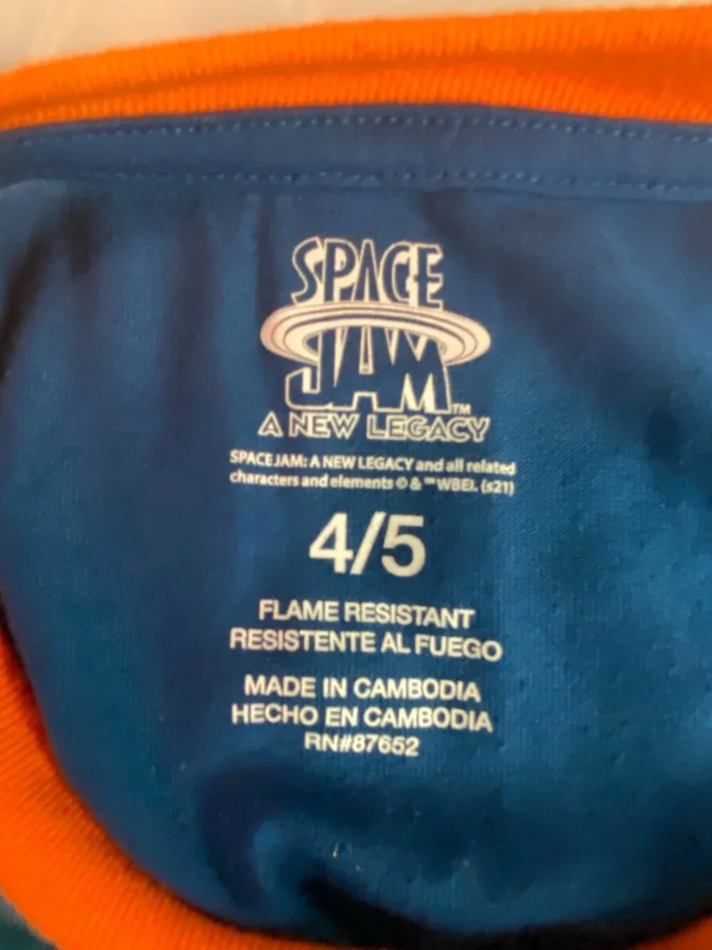 Space Jam A New Legacy 2-Piece Pajama Set Boys Size 4/5